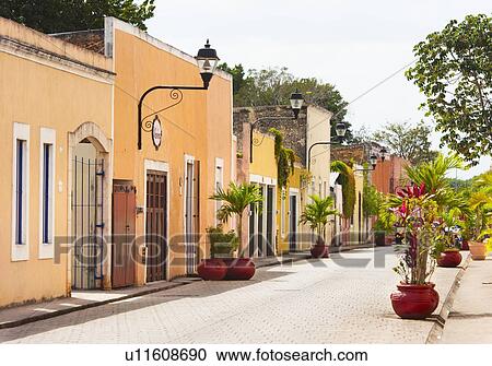 Stock Image - Valladolid, Street. Fotosearch