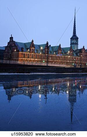 View over canal towards Copenhagen Stock Exchange and Christiansborg Castle View Large Photo Image Stock Image - View over canal towards Copenhagen Stock Exchange and Christiansborg Castle. Fotosearch