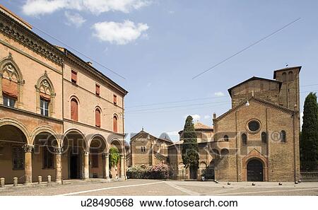Arches on buildings in town square View Large Photo Image Stock Photo - Arches on buildings in town square. Fotosearch
