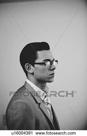 Businessman wearing reflective glasses View Large Photo Image Stock Image - Businessman wearing reflective glasses. Fotosearch