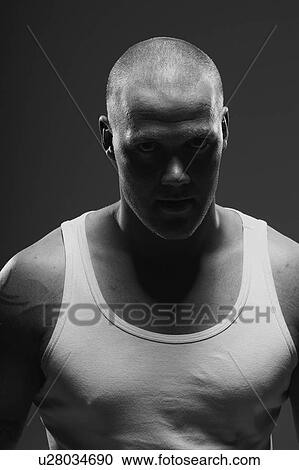 Close up of athletes face View Large Photo Image Stock Image - Close up of athletes face. Fotosearch