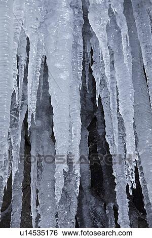 Close up of icicles View Large Photo Image Stock Photograph - Close up of icicles. Fotosearch