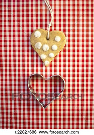 Decorative cookie with cutter View Large Photo Image Stock Photograph - Decorative cookie with cutter. Fotosearch