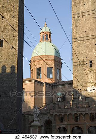 Stock Photo - Domed building overlooking ancient city. Fotosearch
