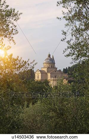 Stock Photograph - Domed roof overlooking treetops. Fotosearch