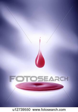 Drop of pink liquid over pool View Large Photo Image Stock Image - Drop of pink liquid over pool. Fotosearch
