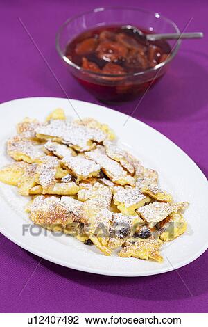 Stock Image - Plate of kaiserschmarrn. Fotosearch