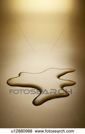 Stock Photo - Spilled water on countertop. Fotosearch