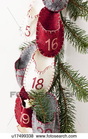 Advent calendar hanging from wall View Large Photo Image Stock Photo - Advent calendar hanging from wall. Fotosearch