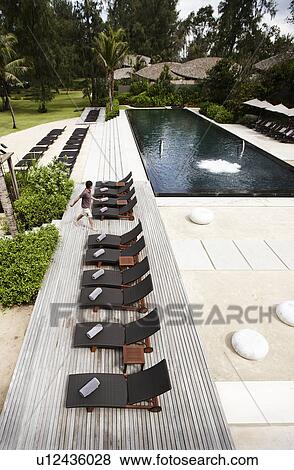 Aerial view of lawn chairs on deck View Large Photo Image Stock Photo - Aerial view of lawn chairs on deck. Fotosearch