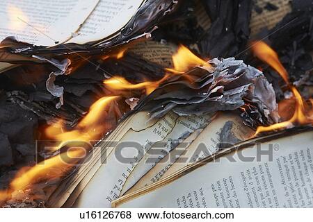 Books burning in fire View Large Photo Image Stock Photo - Books burning in fire. Fotosearch
