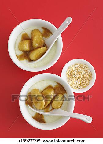 Stock Photography - Bowls of bananas sago. Fotosearch