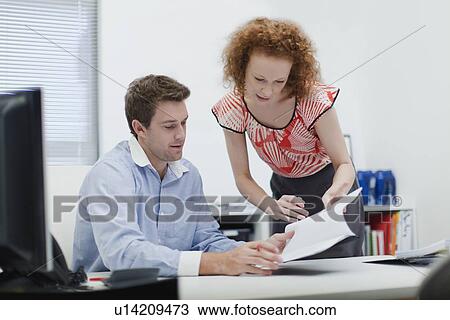 Business people working in office View Large Photo Image Stock Image - Business people working in office. Fotosearch