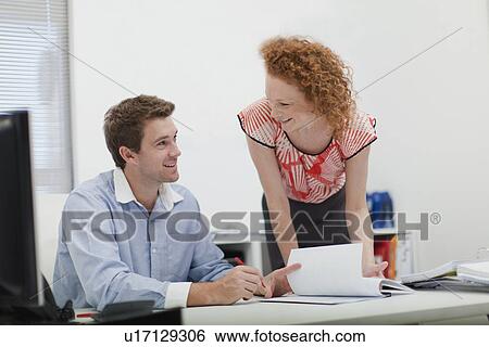 Business people working in office View Large Photo Image Stock Photograph - Business people working in office. Fotosearch