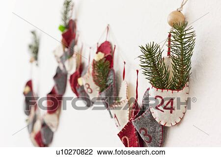 Close up of advent calendar on wall View Large Photo Image Stock Image - Close up of advent calendar on wall. Fotosearch