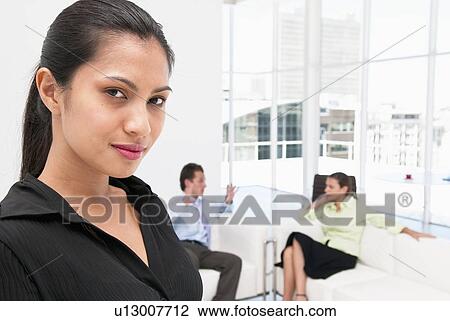 Close up of businesswomans face View Large Photo Image Stock Image - Close up of businesswomans face. Fotosearch
