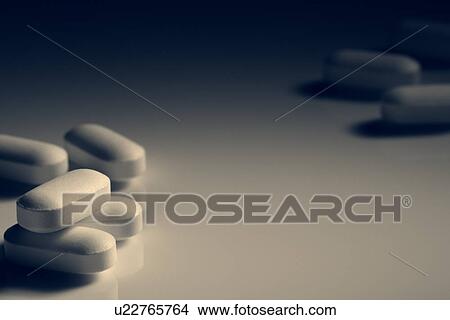 Picture - Close up of pills. Fotosearch
