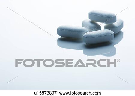 Stock Photo - Close up of pills. Fotosearch
