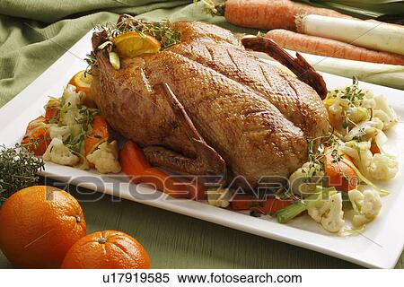 Close up of roast chicken and vegetables View Large Photo Image Stock Photography - Close up of roast chicken and vegetables. Fotosearch