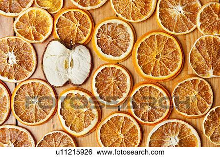 Dried orange and apple slices View Large Photo Image Stock Photograph - Dried orange and apple slices. Fotosearch