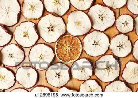 Dried orange and apple slices View Large Photo Image Stock Photography - Dried orange and apple slices. Fotosearch