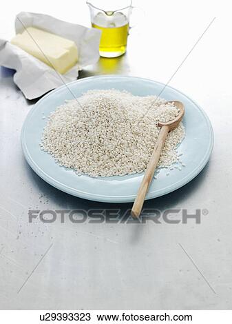 Plate of risotto rice View Large Photo Image Stock Image - Plate of risotto rice. Fotosearch