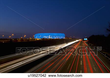 Time lapse view of Autobahn traffic View Large Photo Image Stock Image - Time lapse view of Autobahn traffic. Fotosearch