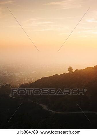 Stock Photo - Aerial view of rural mountain road. Fotosearch