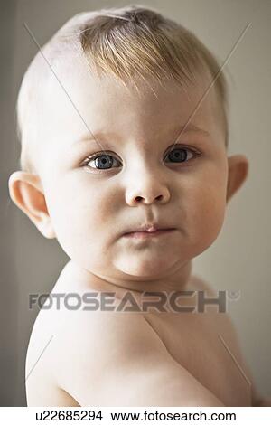 Close up of baby girls face View Large Photo Image Picture - Close up of baby girls face. Fotosearch