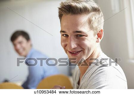 Close up of mans smiling face View Large Photo Image Picture - Close up of mans smiling face. Fotosearch
