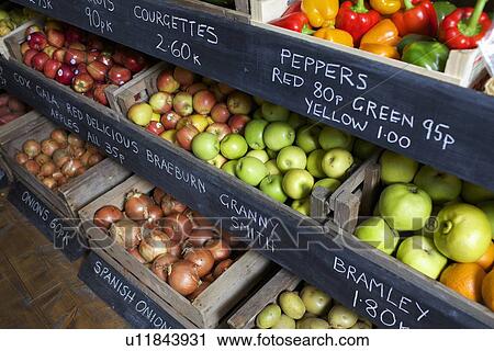 Crates of produce for sale View Large Photo Image Stock Image - Crates of produce for sale. Fotosearch