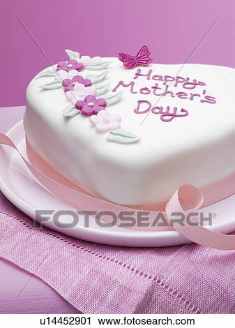 Decorated Mothers Day cake View Large Photo Image Stock Image - Decorated Mothers Day cake. Fotosearch