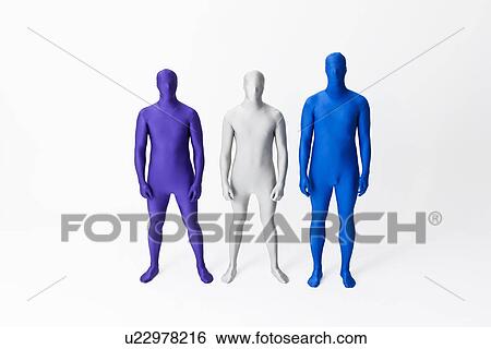 Men in bodysuits standing together View Large Photo Image Stock Photograph - Men in bodysuits standing together. Fotosearch