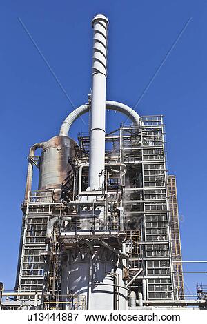 Structure at oil refinery View Large Photo Image Stock Photo - Structure at oil refinery. Fotosearch