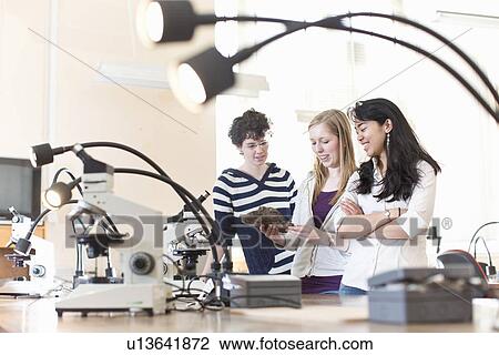 Students working in geology lab View Large Photo Image Stock Image - Students working in geology lab. Fotosearch
