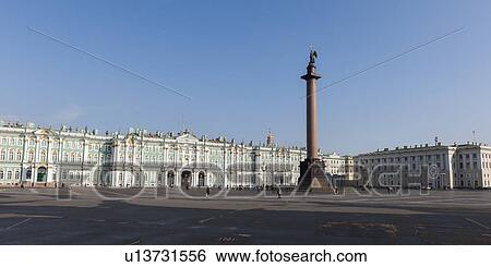 Alexander Column at Palace Square, St. Petersburg, Russia View Large Photo Image Stock Photograph - Alexander Column at Palace Square, St. Petersburg, Russia. Fotosearch