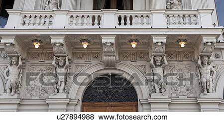 Architectural detail of a building, Stockholm, Sweden View Large Photo Image Stock Photo - Architectural detail of a building, Stockholm, Sweden. Fotosearch