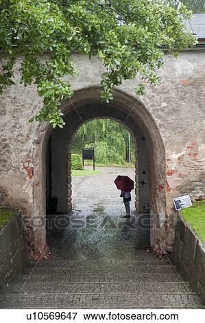 Stock Photo - Archway of Uppsala Castle, Uppsala, Sweden. Fotosearch