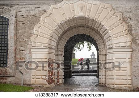 Stock Photo - Archway of Uppsala Castle, Uppsala, Sweden. Fotosearch