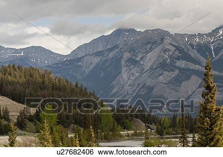 Athabasca River, Jasper National Park, Alberta, Canada View Large Photo Image Stock Photograph - Athabasca River, Jasper National Park, Alberta, Canada. Fotosearch