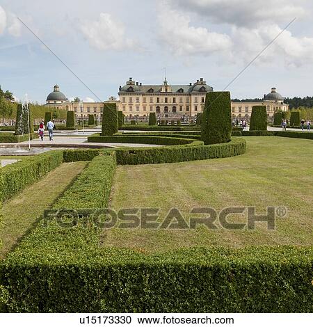 Baroque garden in front of Drottningholm Palace, Drottningholm, Stockholm, Sweden View Large Photo Image Stock Image - Baroque garden in front of Drottningholm Palace, Drottningholm, Stockholm, Sweden. Fotosearch