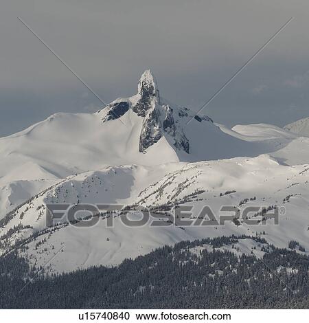 Stock Image - Black Tusk, Whistler, British Columbia, Canada. Fotosearch