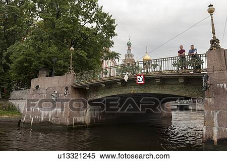 Bridge across the Fontanka River, St. Petersburg, Russia View Large Photo Image Stock Photography - Bridge across the Fontanka River, St. Petersburg, Russia. Fotosearch