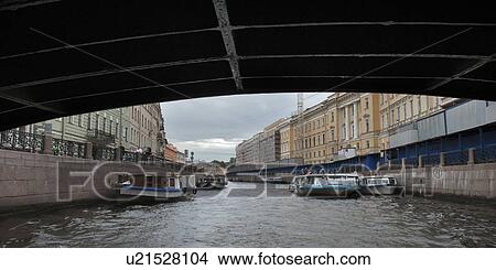 Bridge across the river, St. Petersburg, Russia View Large Photo Image Picture - Bridge across the river, St. Petersburg, Russia. Fotosearch