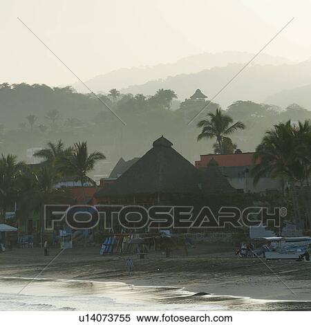 Buildings at the beachfront, Sayulita, Nayarit, Mexico View Large Photo Image Stock Photography - Buildings at the beachfront, Sayulita, Nayarit, Mexico. Fotosearch