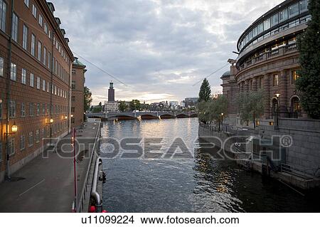 Buildings at the waterfront, Riddarfjarden, Stockholm, Sweden View Large Photo Image Picture - Buildings at the waterfront, Riddarfjarden, Stockholm, Sweden. Fotosearch
