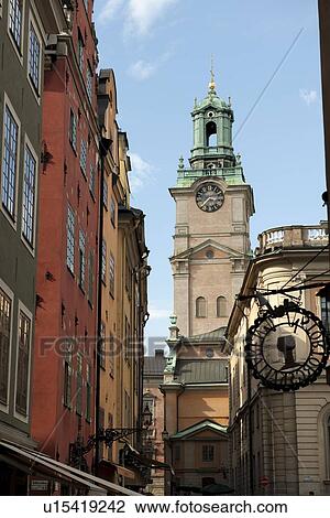 Buildings in a city, Gamla Stan, Stockholm, Sweden View Large Photo Image Stock Image - Buildings in a city, Gamla Stan, Stockholm, Sweden. Fotosearch