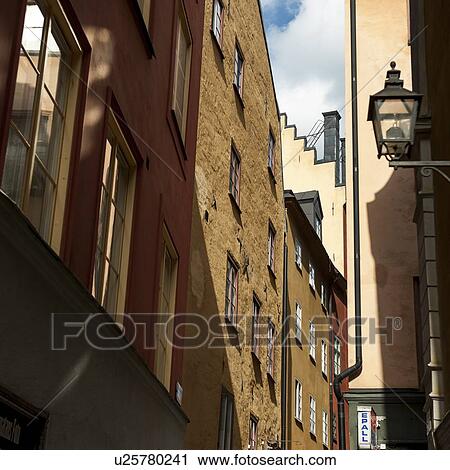 Buildings in a city, Gamla Stan, Stockholm, Sweden View Large Photo Image Stock Image - Buildings in a city, Gamla Stan, Stockholm, Sweden. Fotosearch