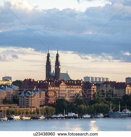 City at the waterfront, Stockholm, Sweden View Large Photo Image Stock Image - City at the waterfront, Stockholm, Sweden. Fotosearch