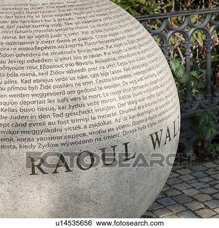 Close-up of a memorial, Memorial to Raoul Wallenberg, Stockholm, Sweden View Large Photo Image Stock Photograph - Close-up of a memorial, Memorial to Raoul Wallenberg, Stockholm, Sweden. Fotosearch